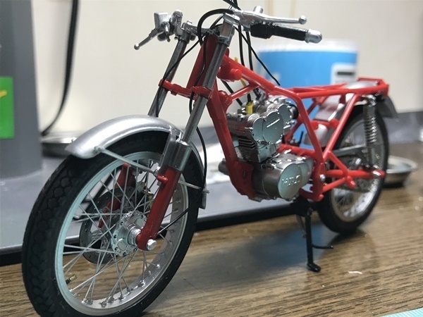 HONDA DREAM50 Custom 製作その8: Toshiのプラモデル制作日記